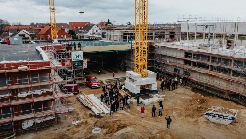 „Richtfest“ Grundschule Harenberg